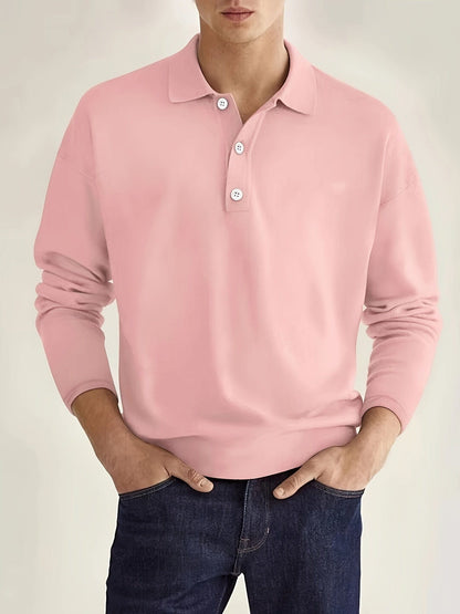 Théo｜ Polo à manches longues pour hommes